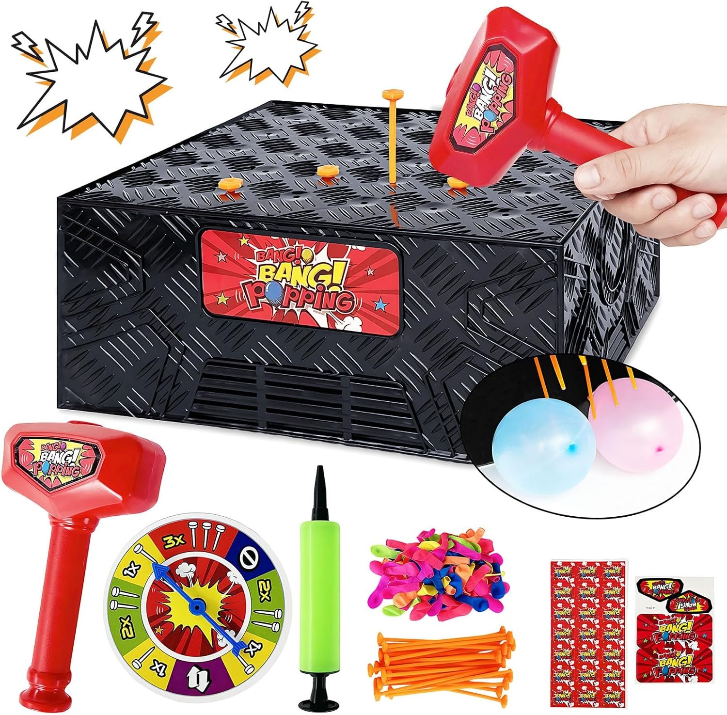 Party Games Easter - Multiplayer-Ballon-Explosionsbrettspiel, lustiges Spielzeug für Festivals und