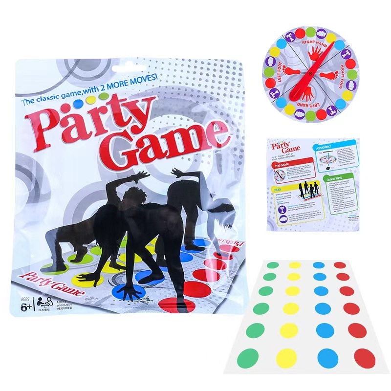 Party Games For 5 Year Olds Indoors - Twister Partyspiel - Familien-Indoor-Outdoor-Körperdrehspiel Interaktives Gruppensport-Spielzeug