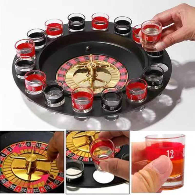 Party Games Adults Drinking - Russisches Turntable Lucky Shot Trinkspiel 16
