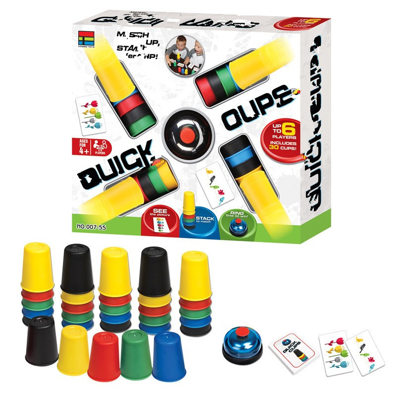Party Games For 5 Year Olds Indoors - Sport Stapelbecher Kunststoff Kartenspiele Familie Eltern