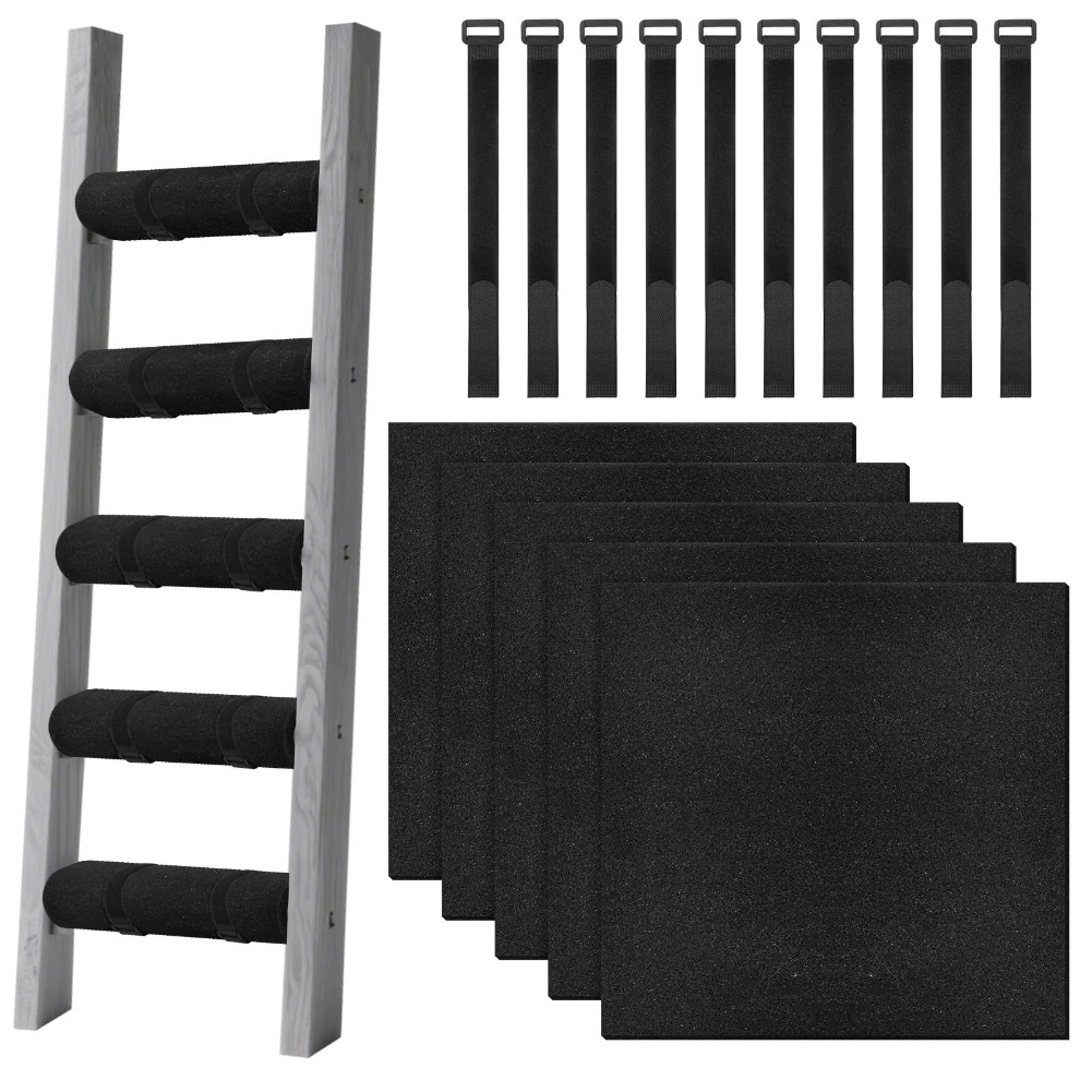 Ladder Toss Set - Etagenbett-Leiterpolster, 5-teiliges Schaumstoff-Abdeckungs-Set, rutschfest, stoßdämpfend, mit