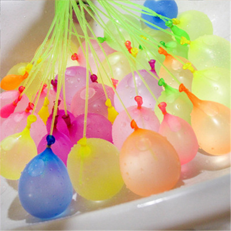 Party Games Bomb - 111 Stück Schnellfüll-Wasserbomben Automatisch Füllende Wasserballons