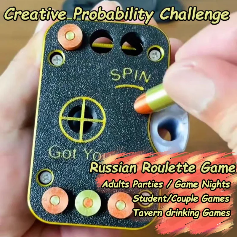 Party Games Adults Drinking - Russisches Roulette-Spielzeug 2025: Taschenroulette für Trinkspiele