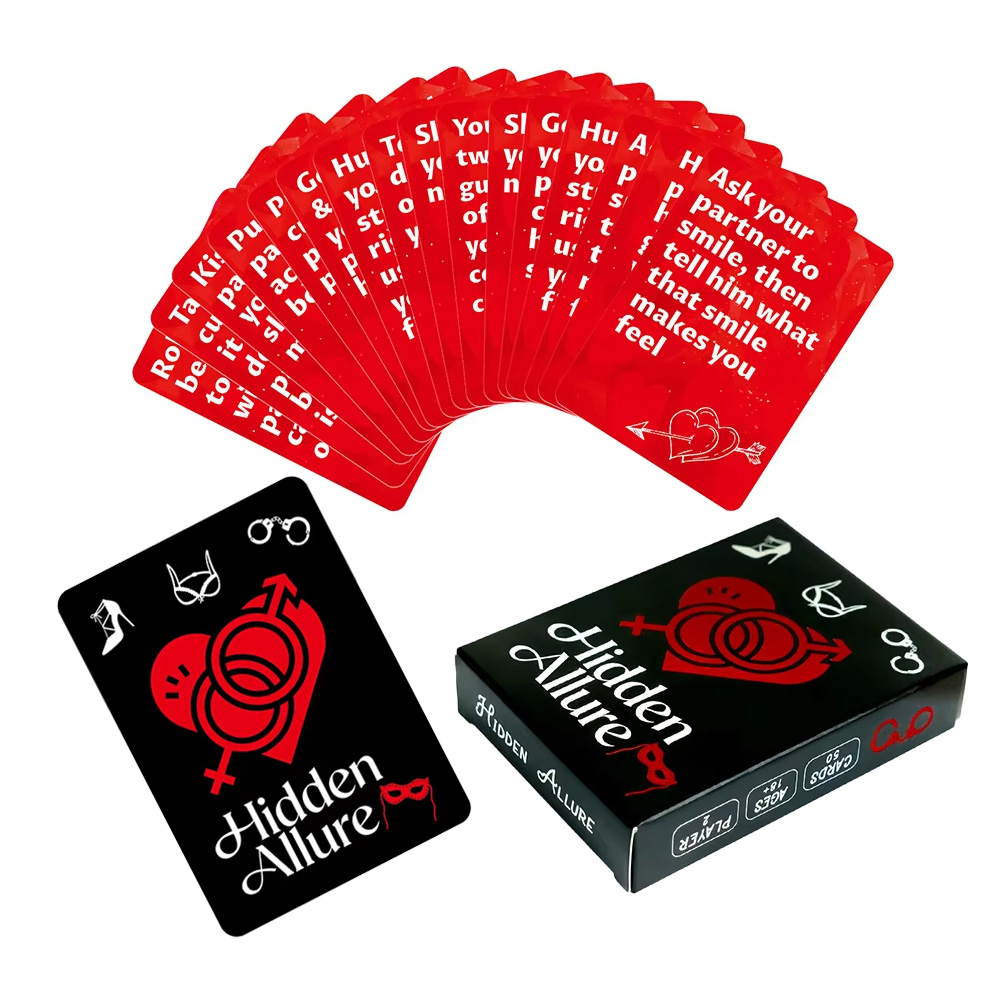 Party Games Adults Drinking - 50-Karten-Spielset zum Trinken der Intimität für