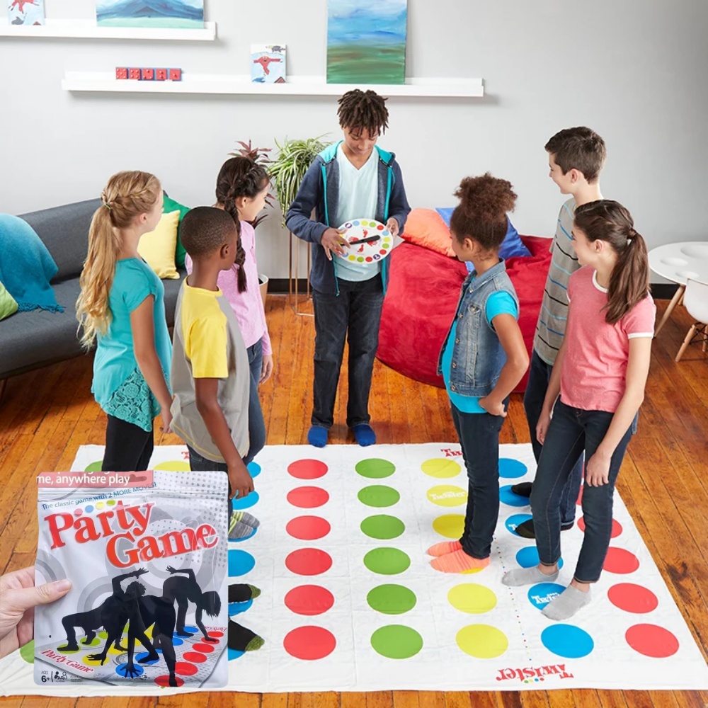 Party Games For 5 Year Olds Indoors - Twister-Partyspiel – Familie, drinnen und draußen,