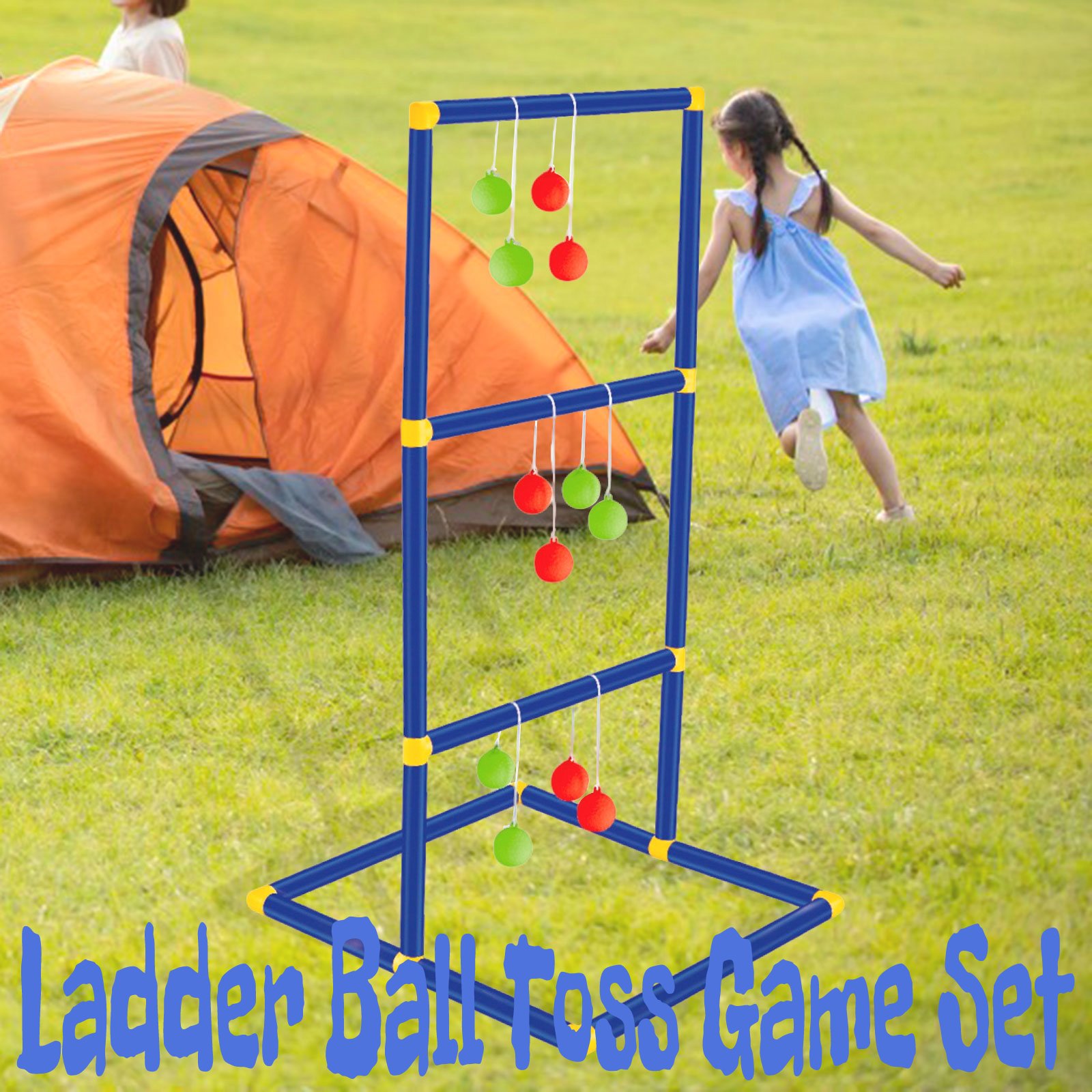 Ladder Toss Set - Leiterball-Wurfspiel-Set für Rasen, Hinterhof, Familie, interaktives