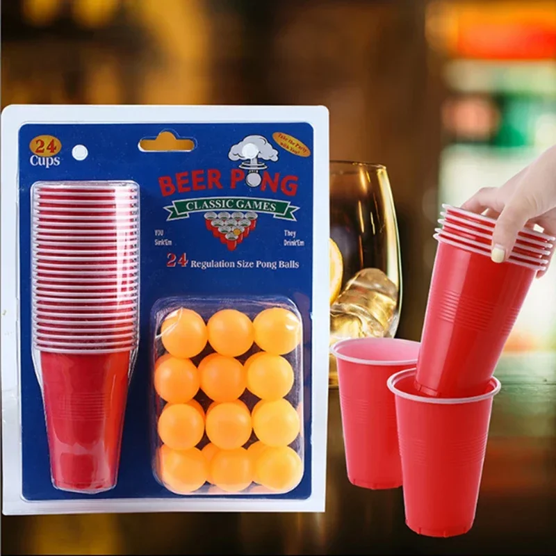 Party Games Jenga - 24 Teile/satz Einweg Tasse Kunststoff Tasse