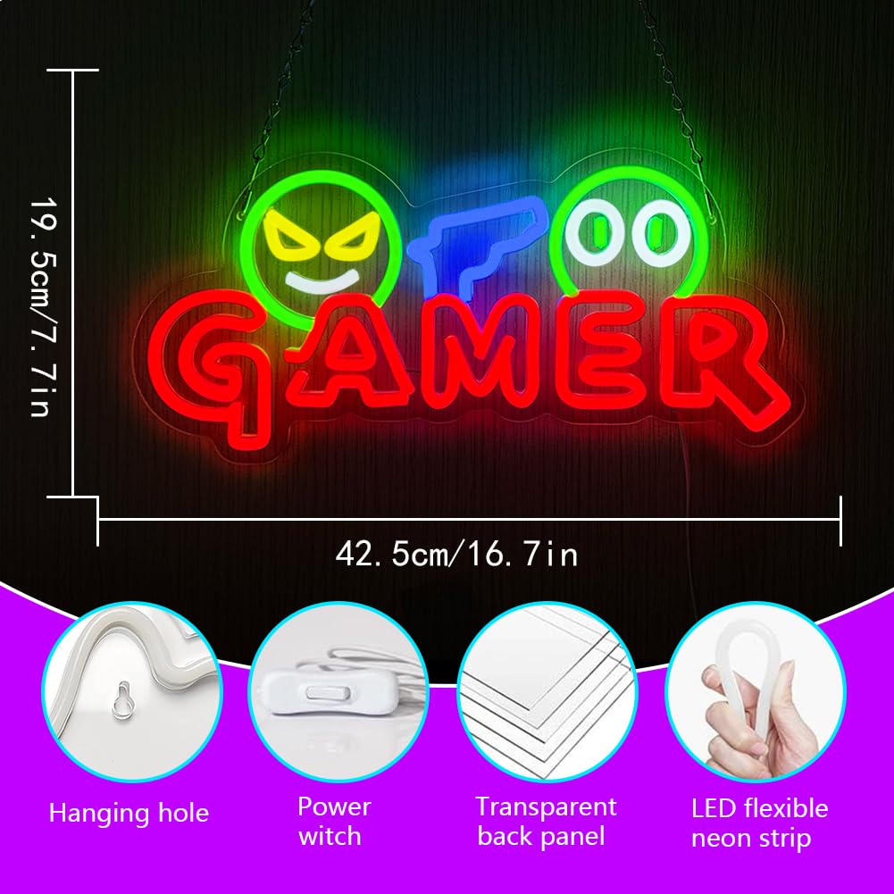 Gamer Neon-Schild LED-Wandleuc – Party Games Easter Bewertung und Preis