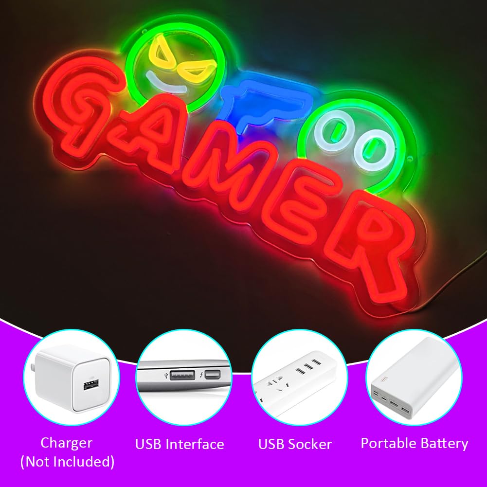 Gamer Neon-Schild LED-Wandleuc – Party Games Easter Bewertung und Preis