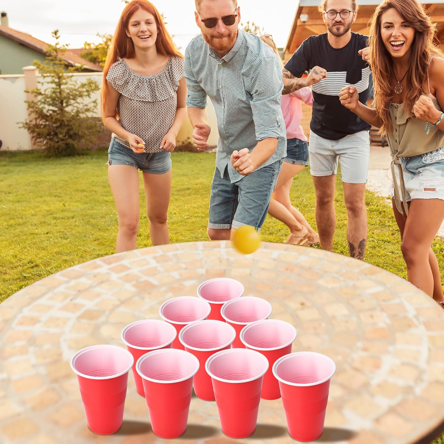 Cup-Pong-Spielset, 22 Stück, 1 – Party Games Jenga Bewertung und Preis