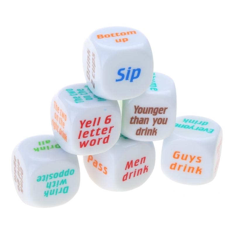 6 Stück 25 mm Weinwürfel, lust – Party Games Adults Drinking Bewertung und Preis