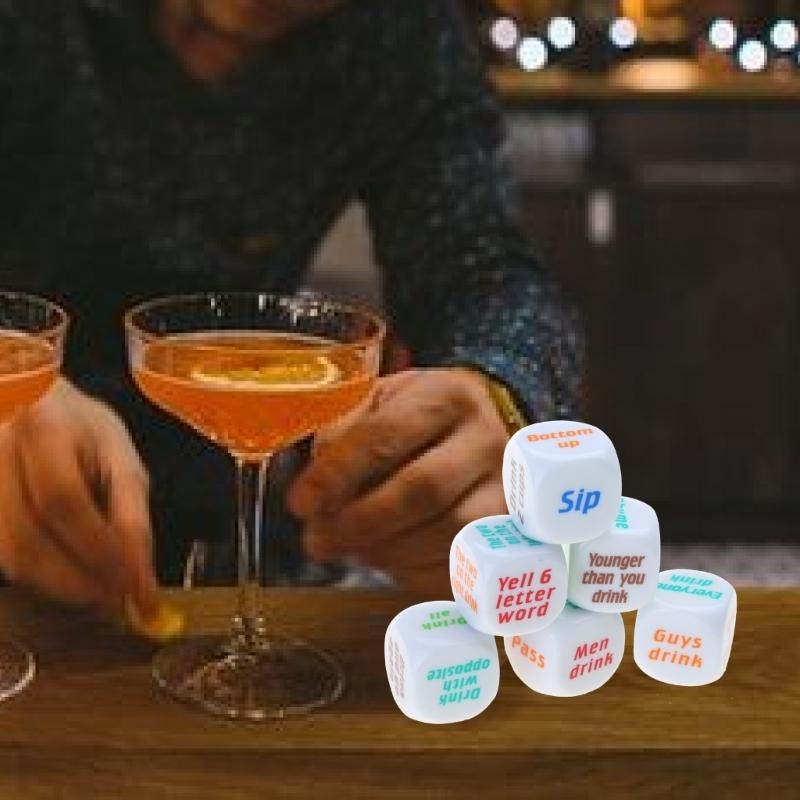 6 Stück 25 mm Weinwürfel, lust – Party Games Adults Drinking Bewertung und Preis
