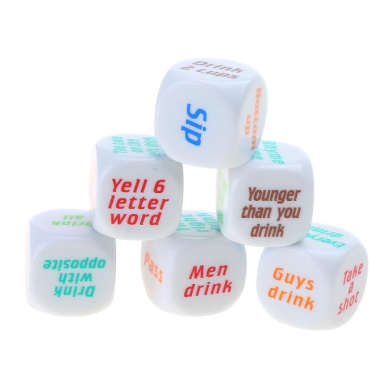 6 Stück 25 mm Weinwürfel, lust – Party Games Adults Drinking Bewertung und Preis