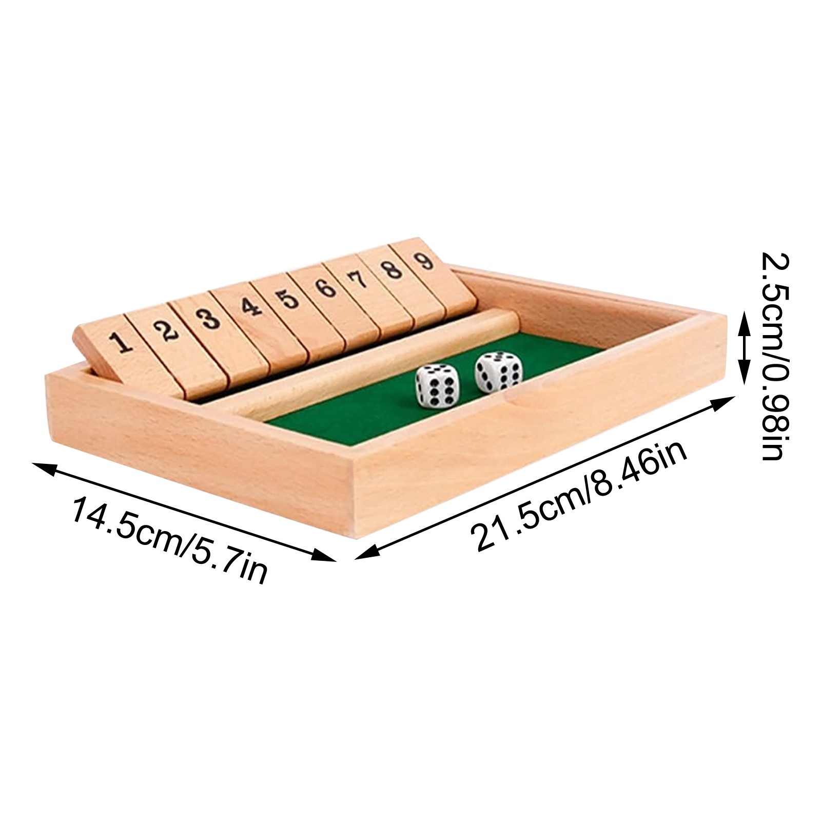 Deluxe vierseitiges 9-Zahlen-B – Party Games Adults Drinking Bewertung und Preis