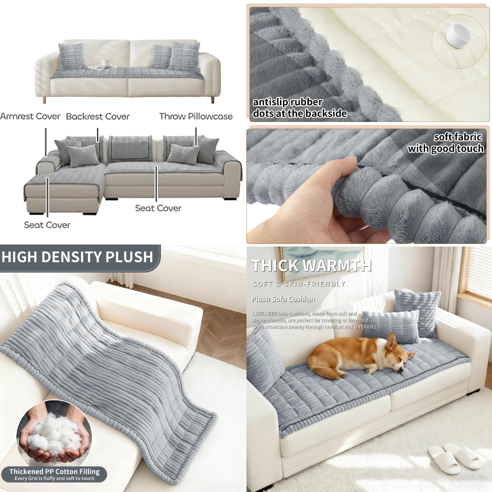 Plüsch-Plaid-Sofakissen Rutsch – Washer Toss Set Bewertung und Preis