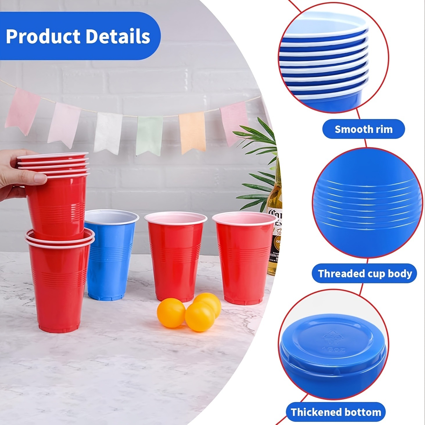 YANBIGUO Bier-Pong-Spielset, 2 – Party Games Jenga Bewertung und Preis