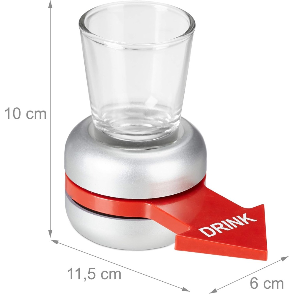 Relaxdays Trinkspiel, Spin The – Party Games Adults Drinking Bewertung und Preis