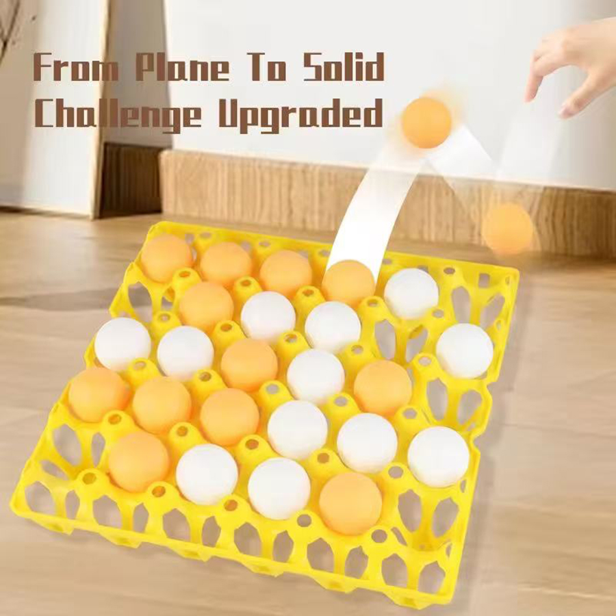 Hüpfender Ping-Pong-Tac-Toe-Sp – Party Games Jenga Bewertung und Preis